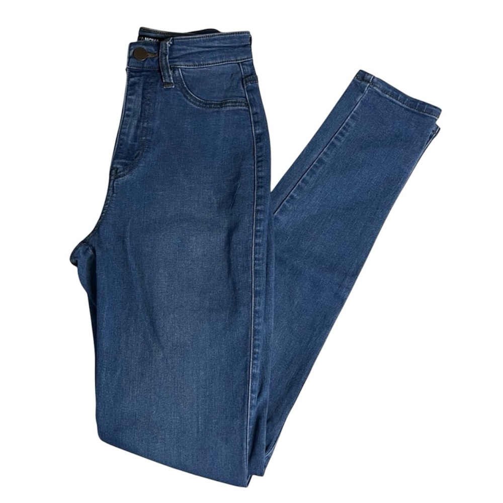 Fashion Nova Classic High Waist Skinny Jeans - 1, Medium Wash